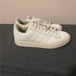 adidas Off-White Low-Profile Leather Sneakers
